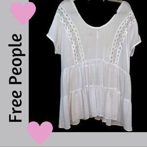 Soft Flowy Sheerish Cotton Tunic/Mini Dress by Free People